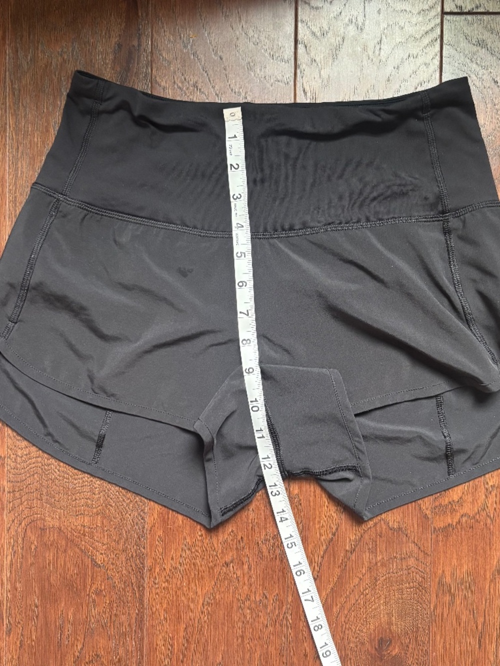 Classic Lululemon Speed Short High Rise 6 Black Run Lift Hike - Picture 7 of 13